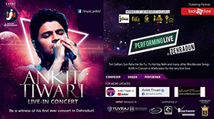 Ankit Tiwari Live Concert in Dehradun